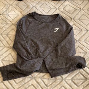 Gymshark seamless long sleeve crop top
